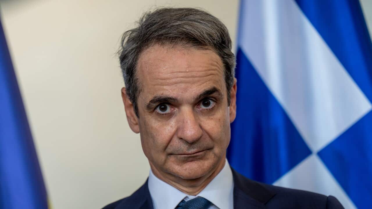 Greek Prime Minister Kyriakos Mitsotakis