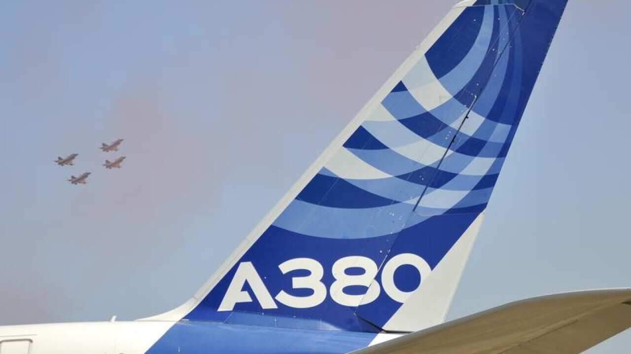 An Airbus A380