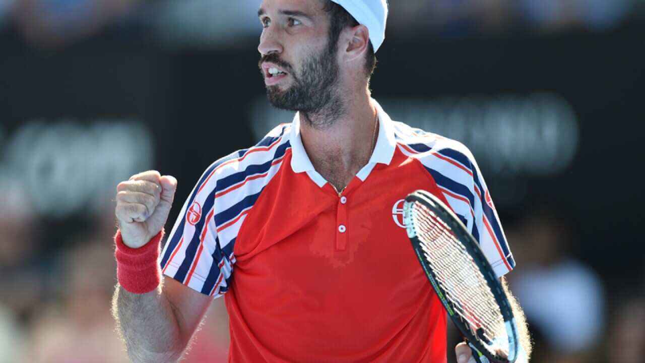Kazakhstan tennis player Mikhail Kukushkin