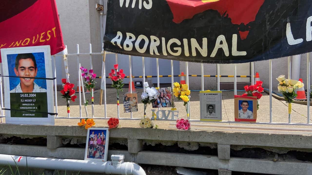 A memorial to TJ Hickey.