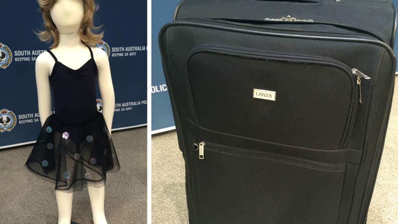 A mannequin with similar clothes to that found with skeletal remains