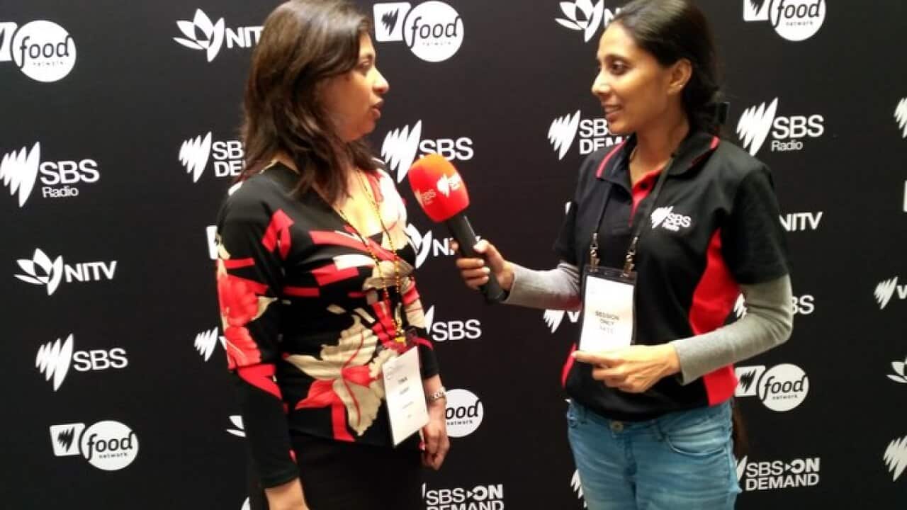 Jelam Hardik with Tina Guido