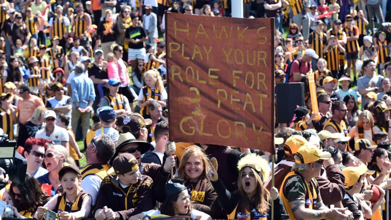 Hawthorn fans.