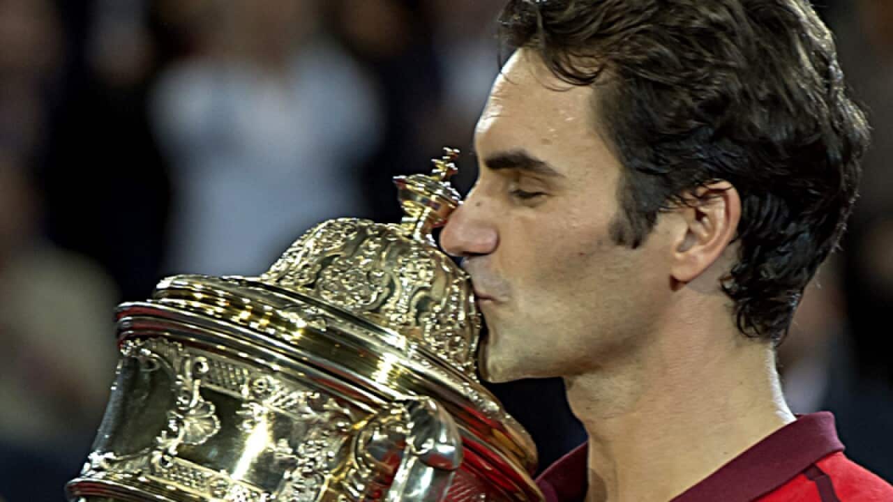 Swiss tennis player Roger Federer