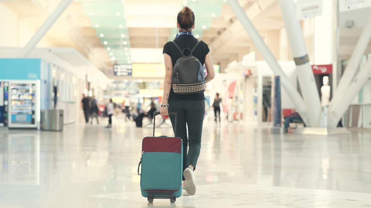 At the airport