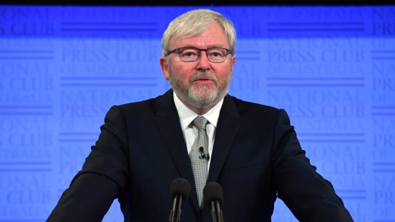 Former Prime Minister Kevin Rudd.