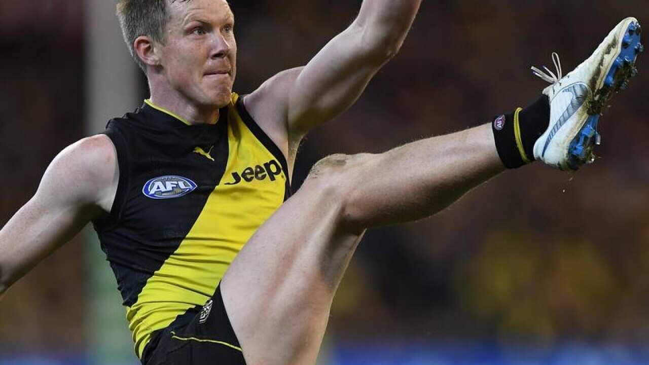 Jack Riewoldt of the Tigers.
