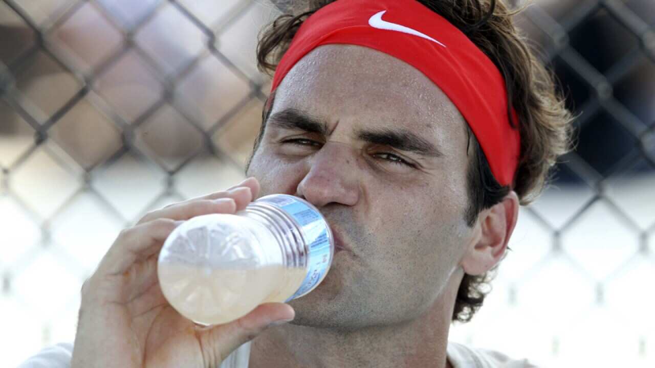 Roger Federer of Switzerland