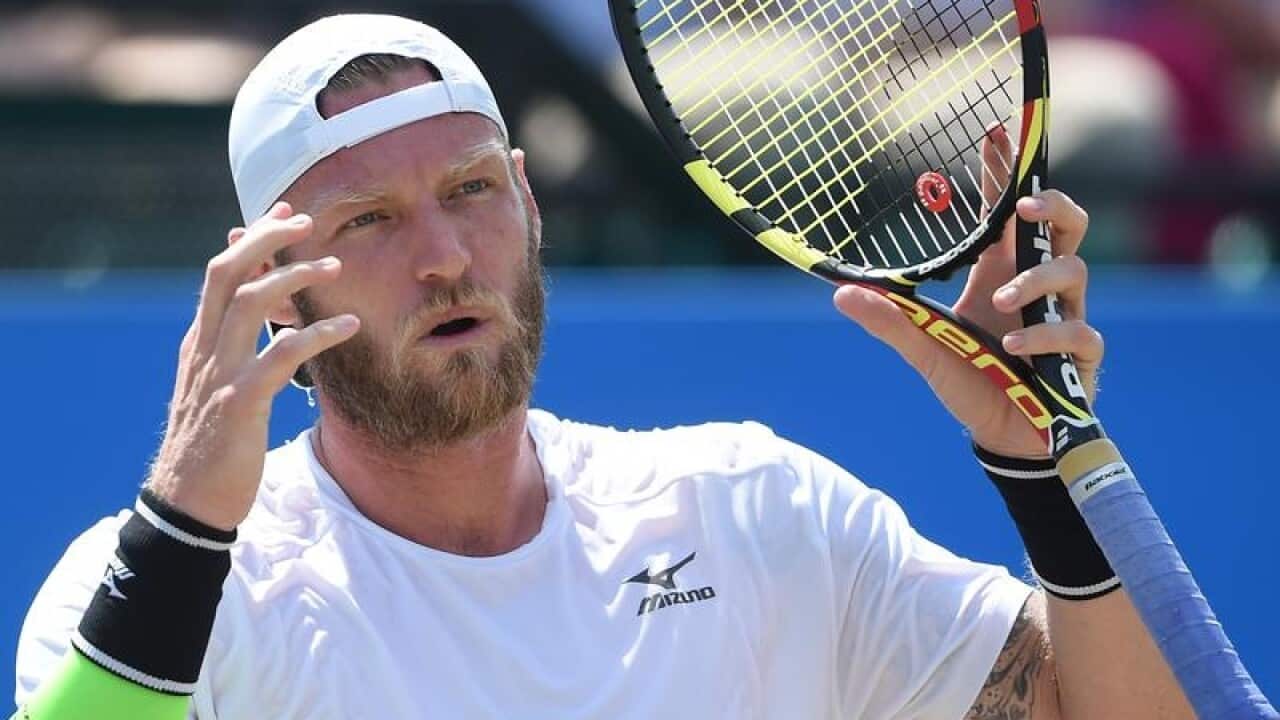 Australian tennis player Sam Groth