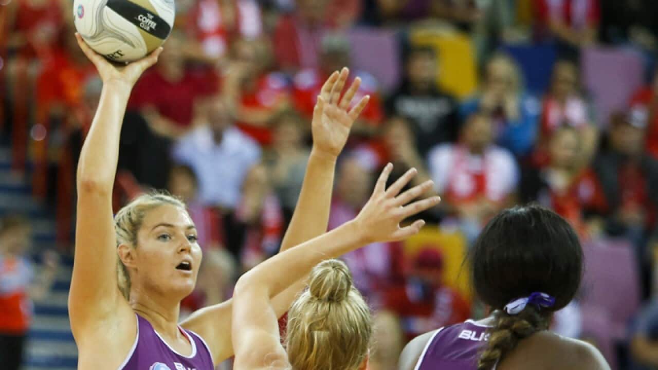 Queensland Firebirds and Diamonds shooter Gretel Tippett