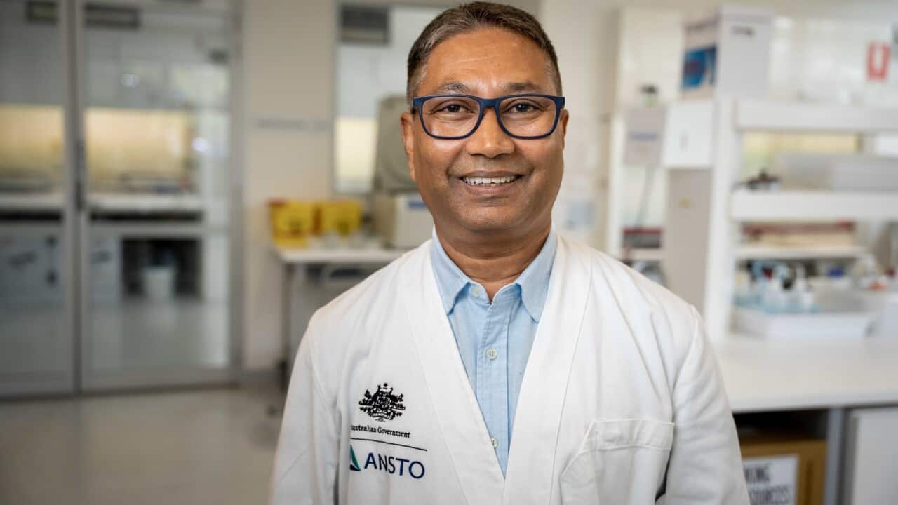 Nuclear scientist Dr Debashish Mazumder is working to end food fraud (SBS-Spencer Austad)