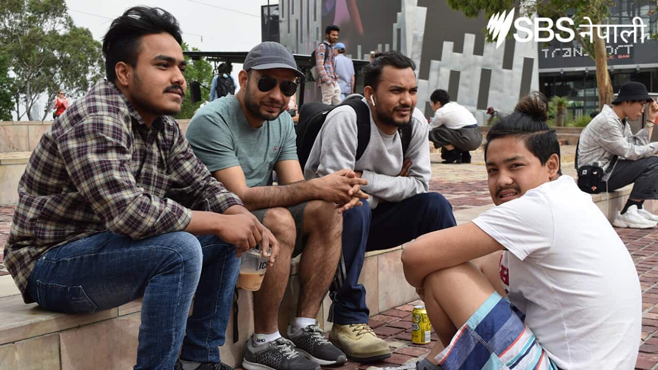 नेपाली फेडेरेसन Nepali in Federation Sq Melbourne