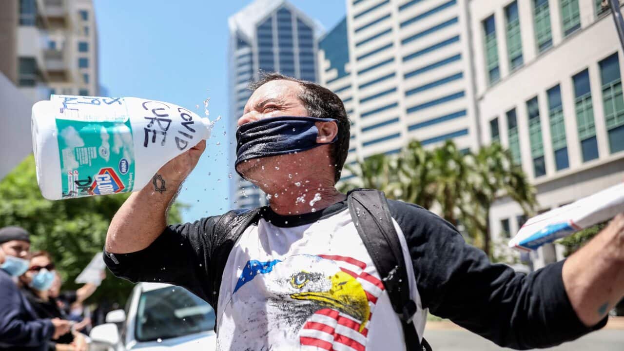 A rally in San Diego