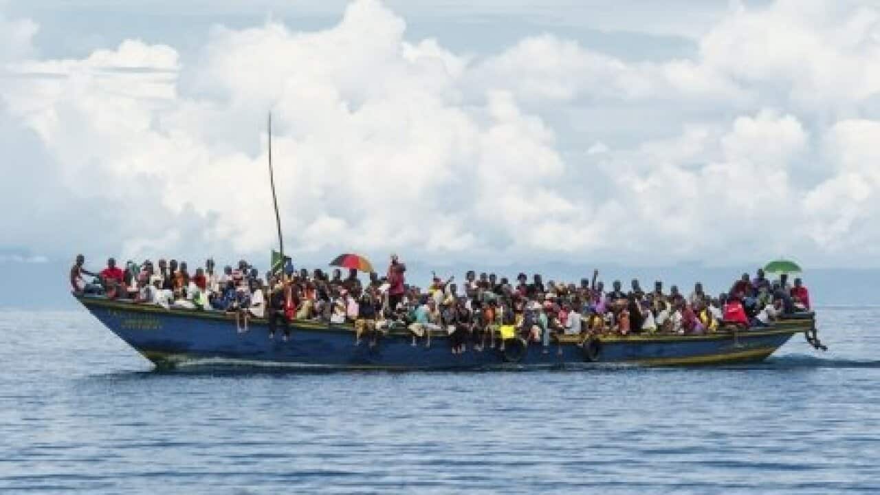 Refugee boat