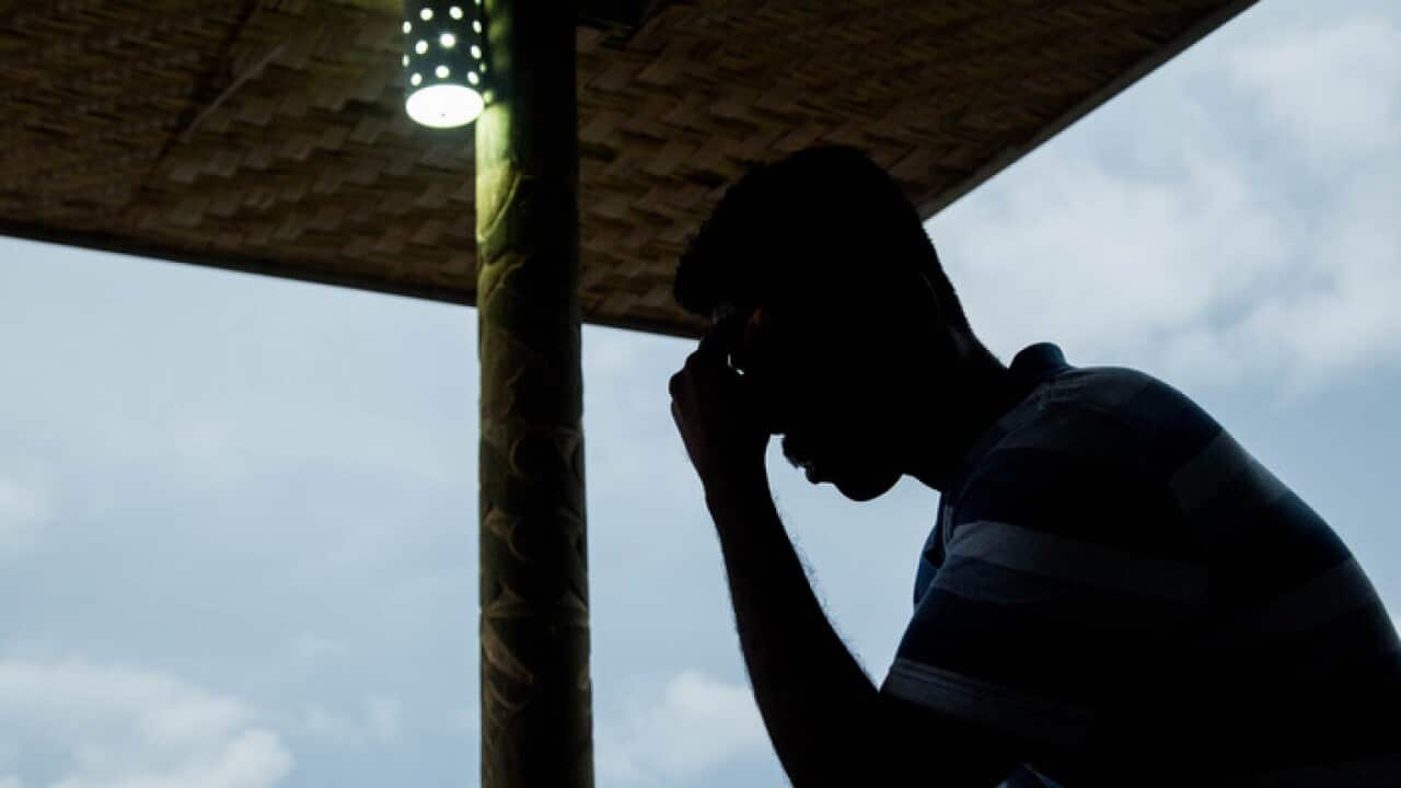 Asylum seeker Dennis, 36, from Sri Lanka on Manus Island