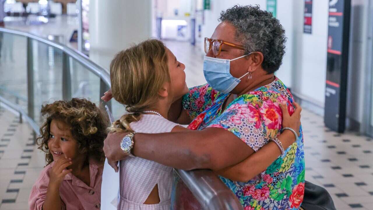 family reunited in pandemic