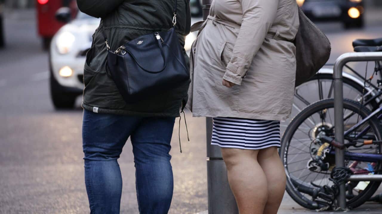 two obese women