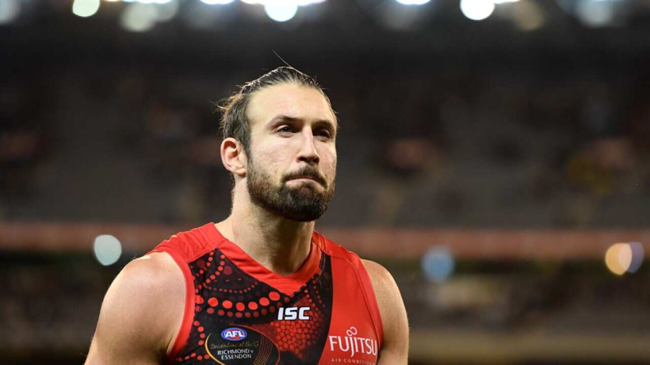 Cale Hooker of the Bombers