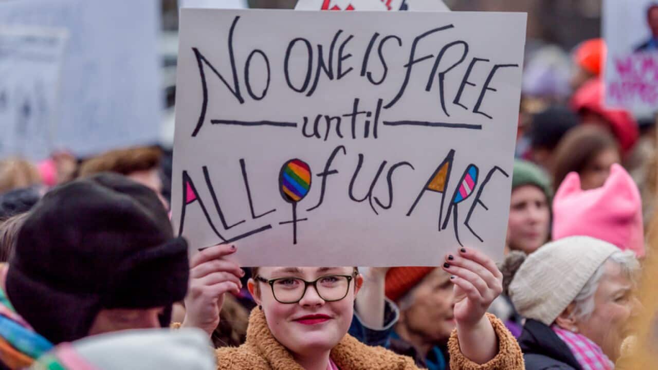 Womens Unity Rally in New York