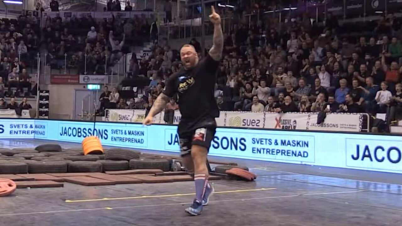 Games of Thrones actor and strongman Hafþór J Björnsson.