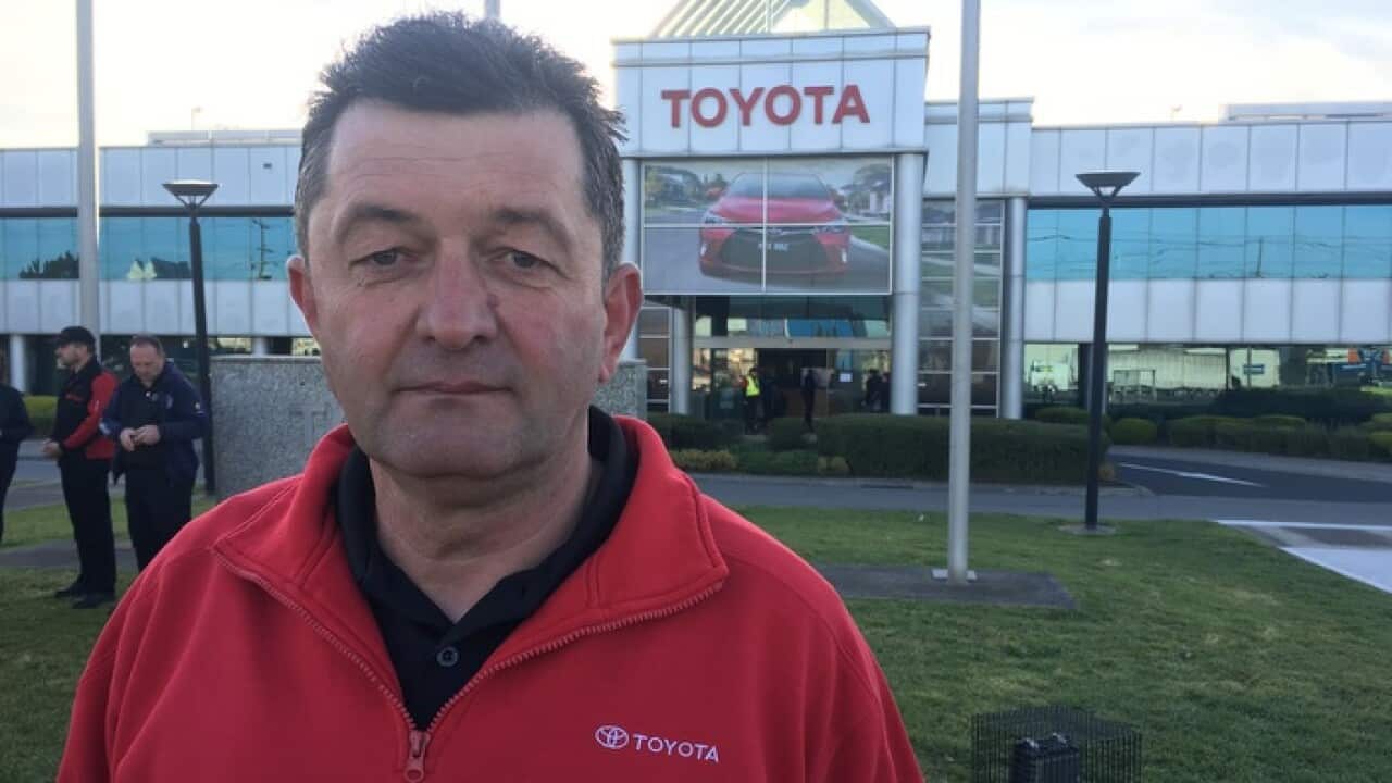 Damir Dakovic on his last day at the Altona plant