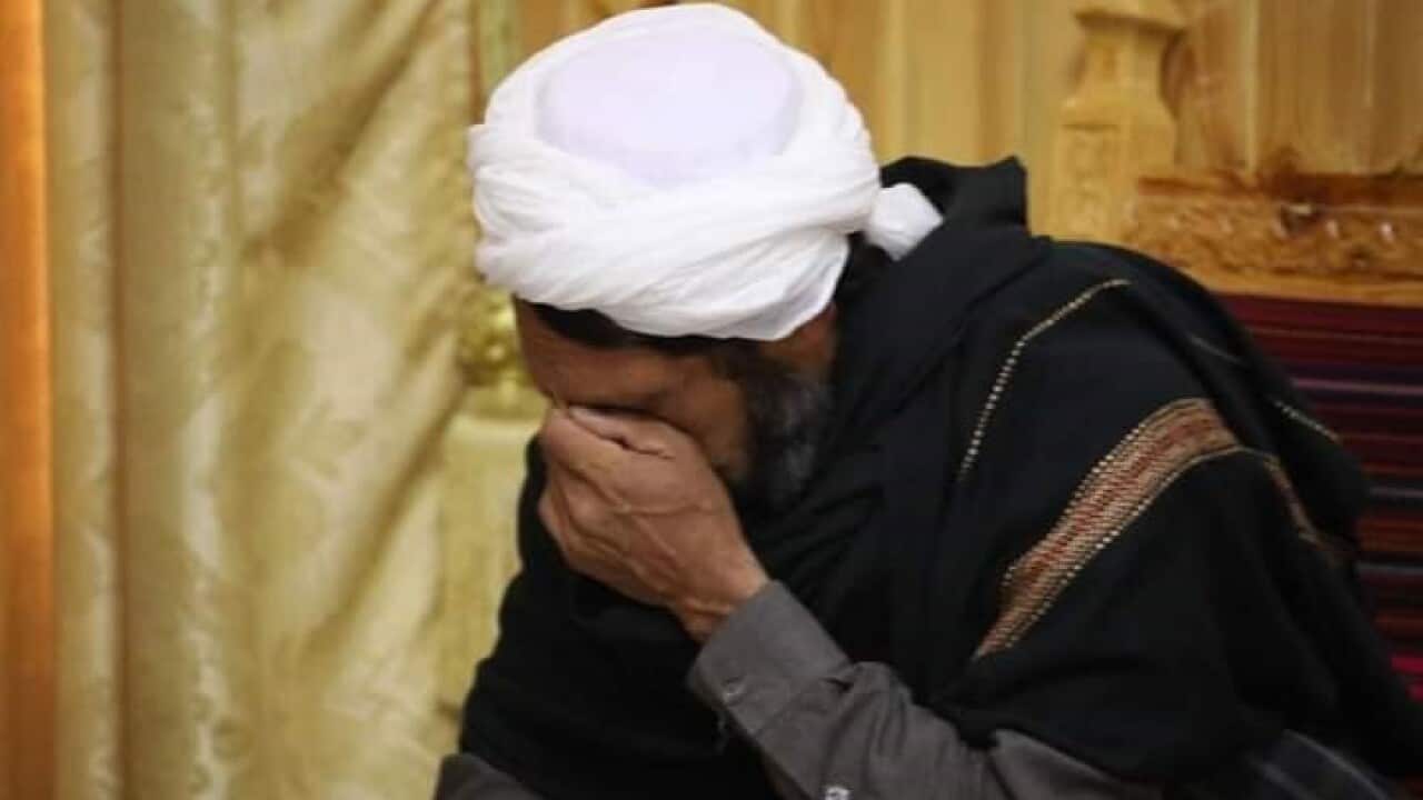 A man in distress