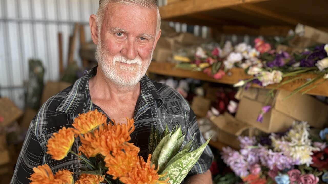 Richard Byers is selling what remains of his gardening business at discount prices (Supplied).jpg