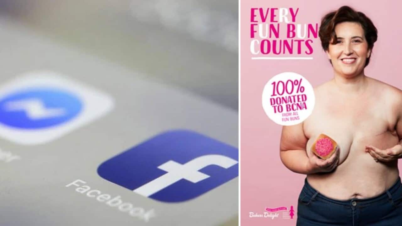 Breast cancer survivors and their supporters have hit out at Facebook for blocking an ad campaign aimed at raising awareness about the condition.