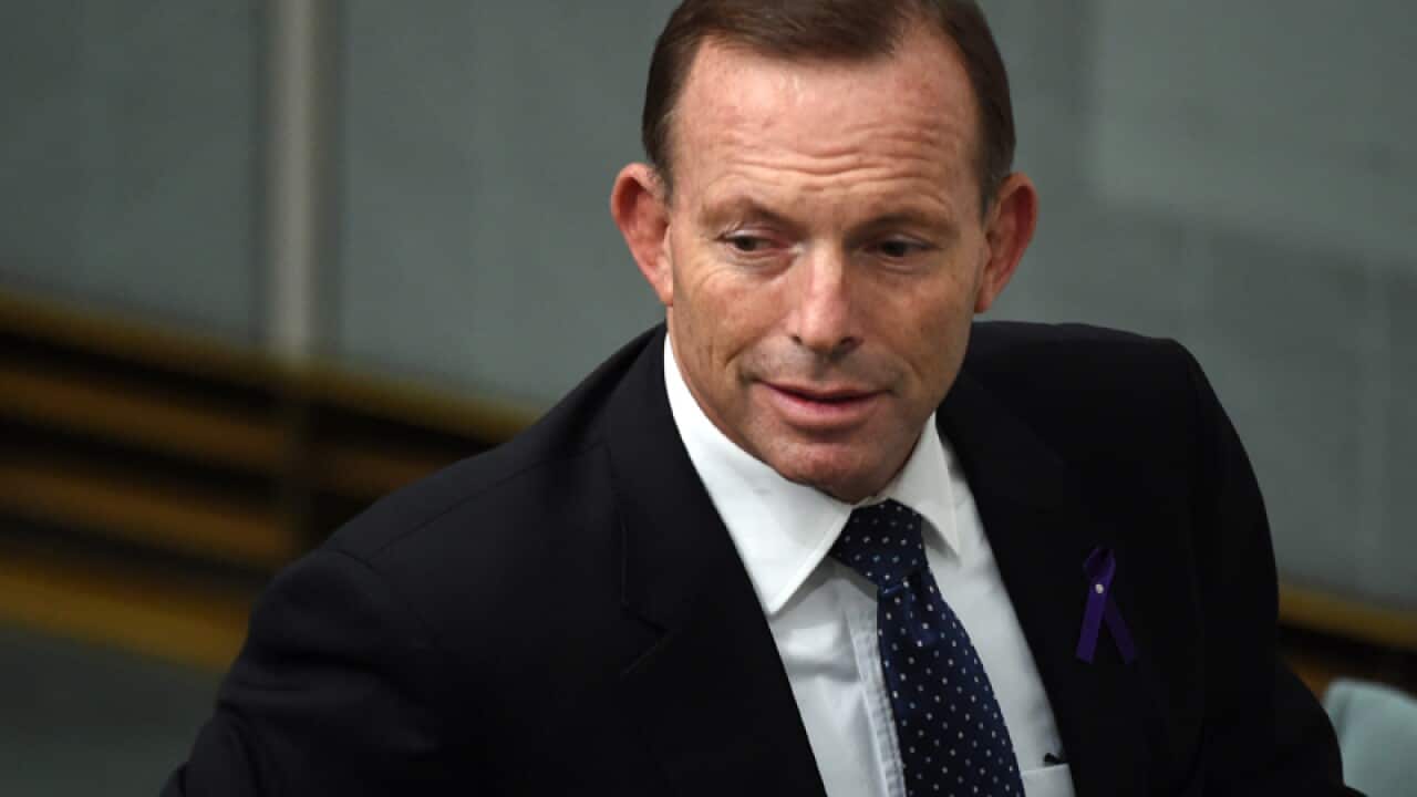 Former prime minister Tony Abbott.