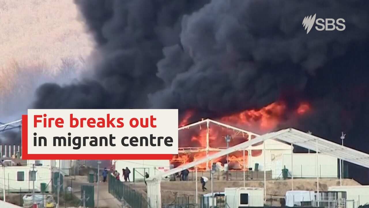 Fire breaks out in Bosnian migrant centre undergoing temporary closure
