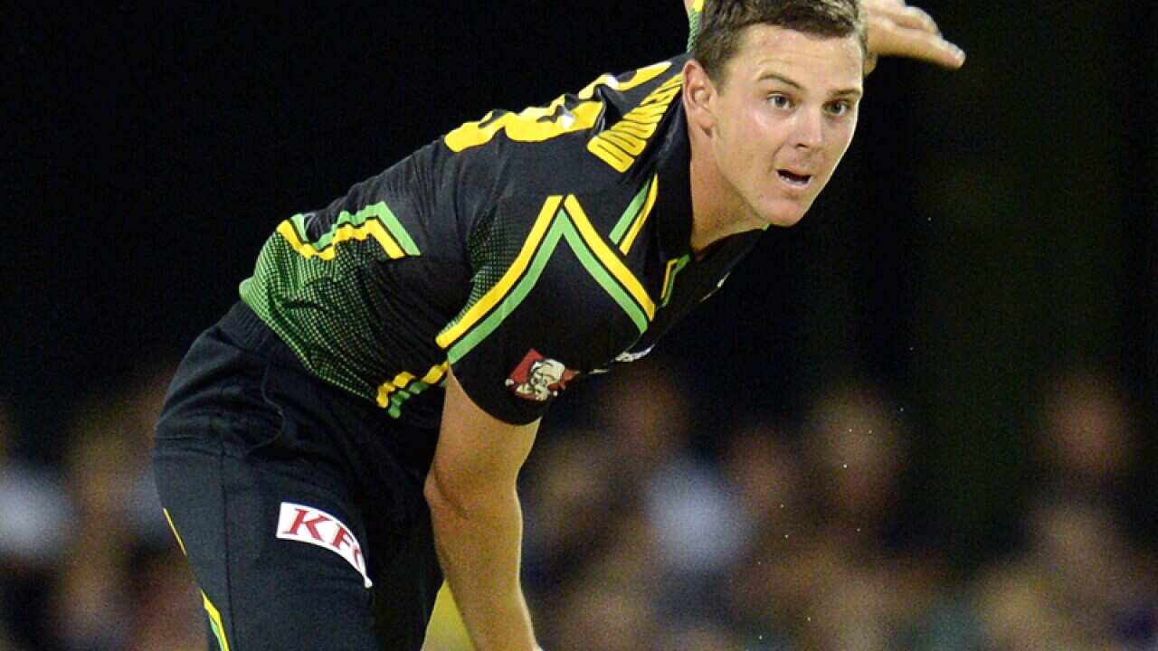 Australian cricketer Josh Hazlewood