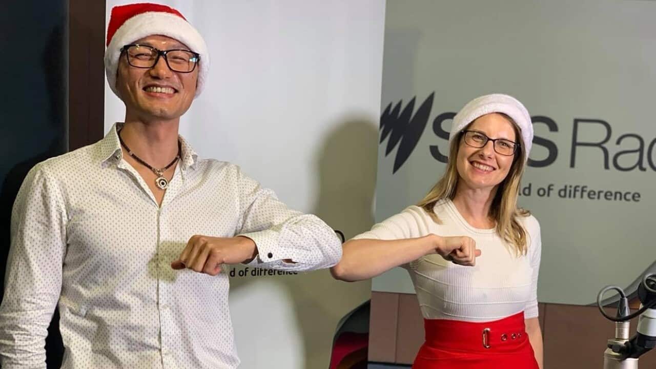 Musician Sasha Pak and SBS Russian producer Svetlana Printcev