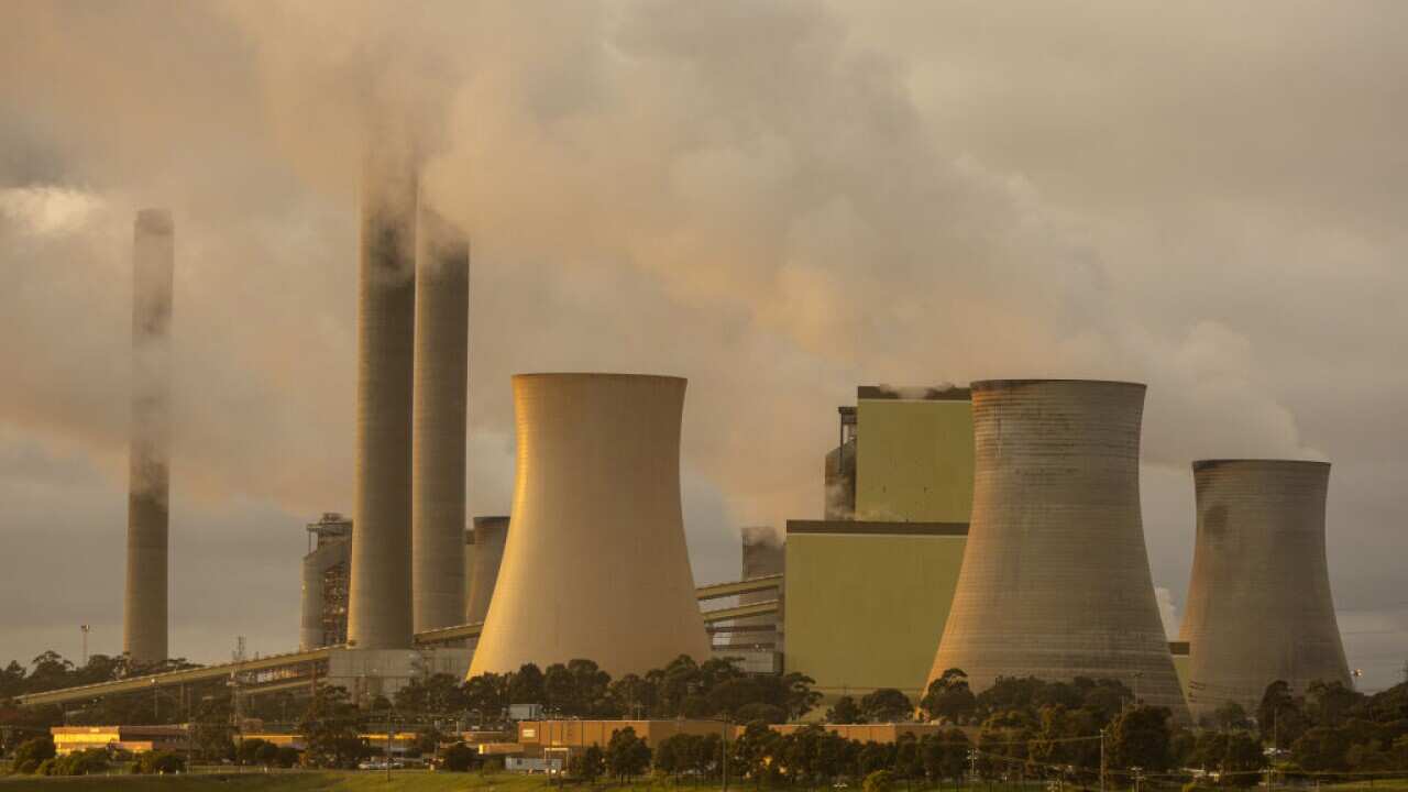 General Views Of Victoria's Coal Power Plants As Greens Propose Early Closure