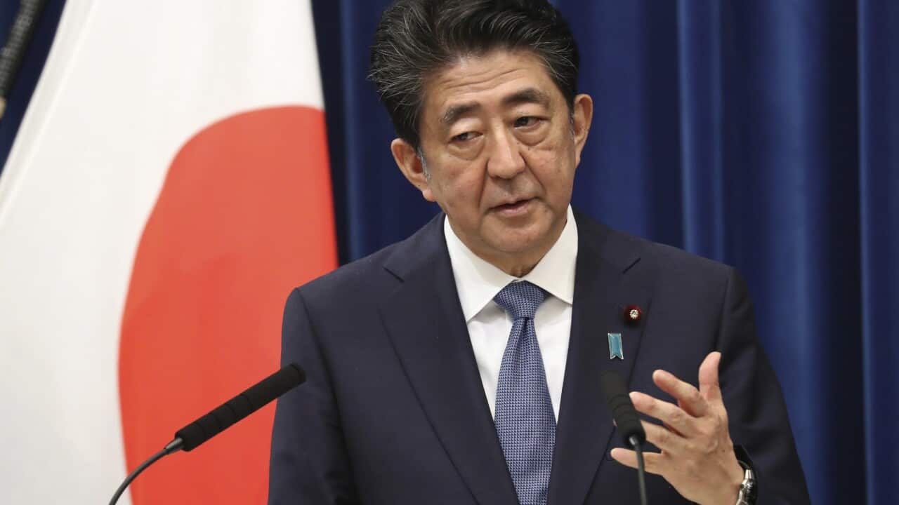 Shinzo Abe says he is resigning as Japan's prime minister for health reasons.