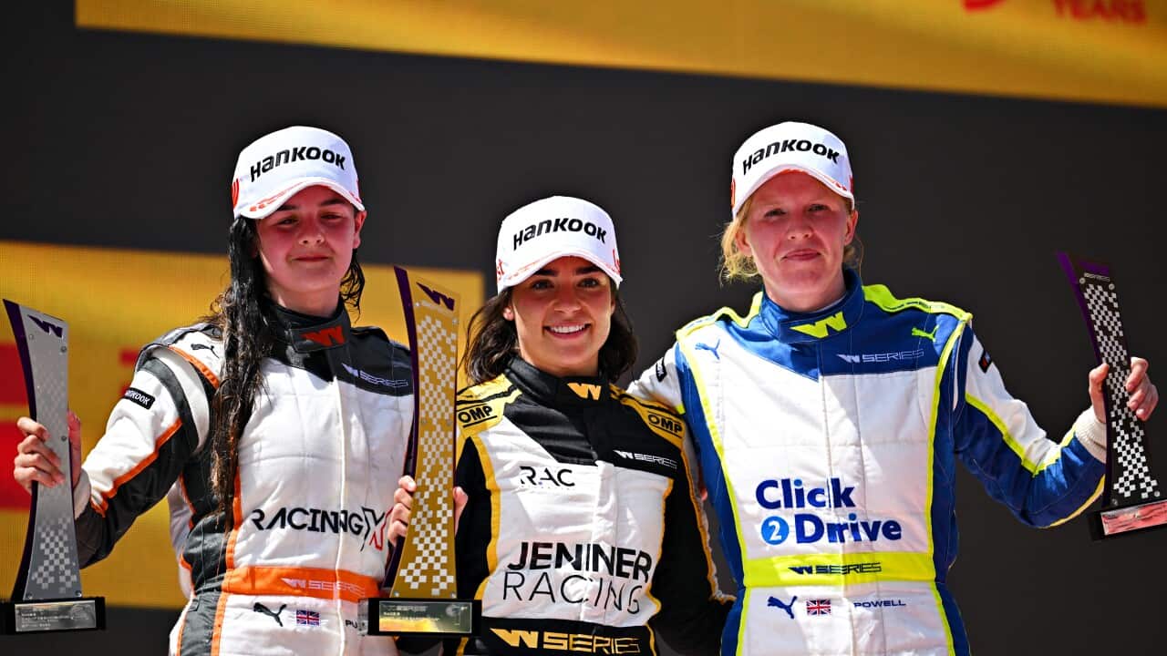 W Series Chadwick Powell Pulling