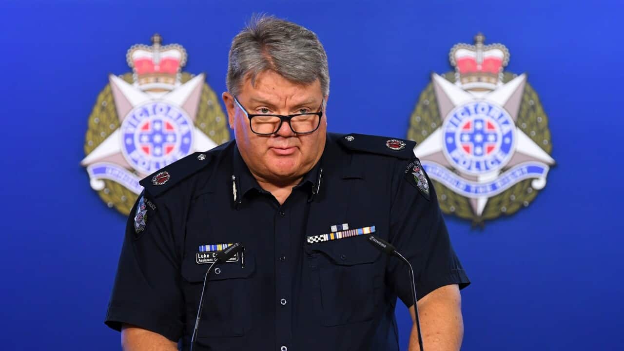 Victoria Police Assistant Commissioner Luke Cornelius