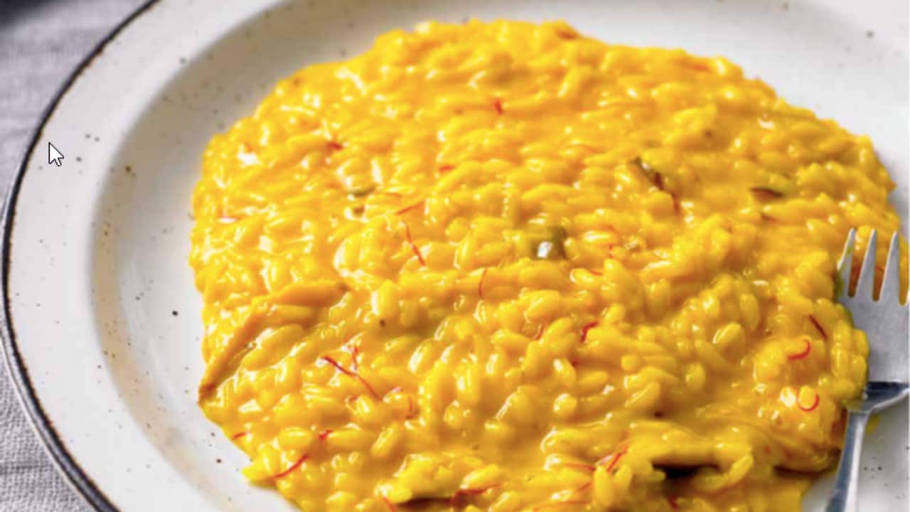 Il risotto alla milanese, una ricetta di Luca Ciano SBS Italian