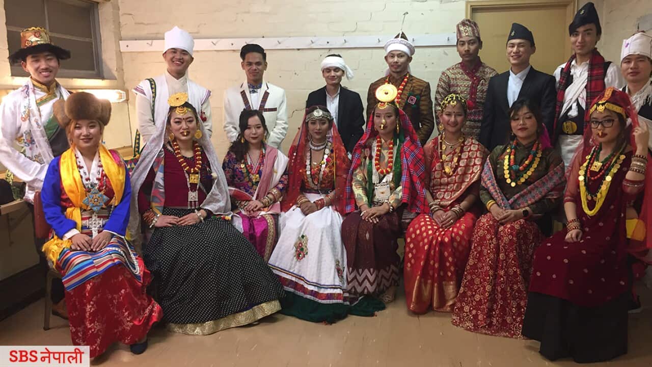 Nepalis at World Indigenous Day celebrations in Sydney