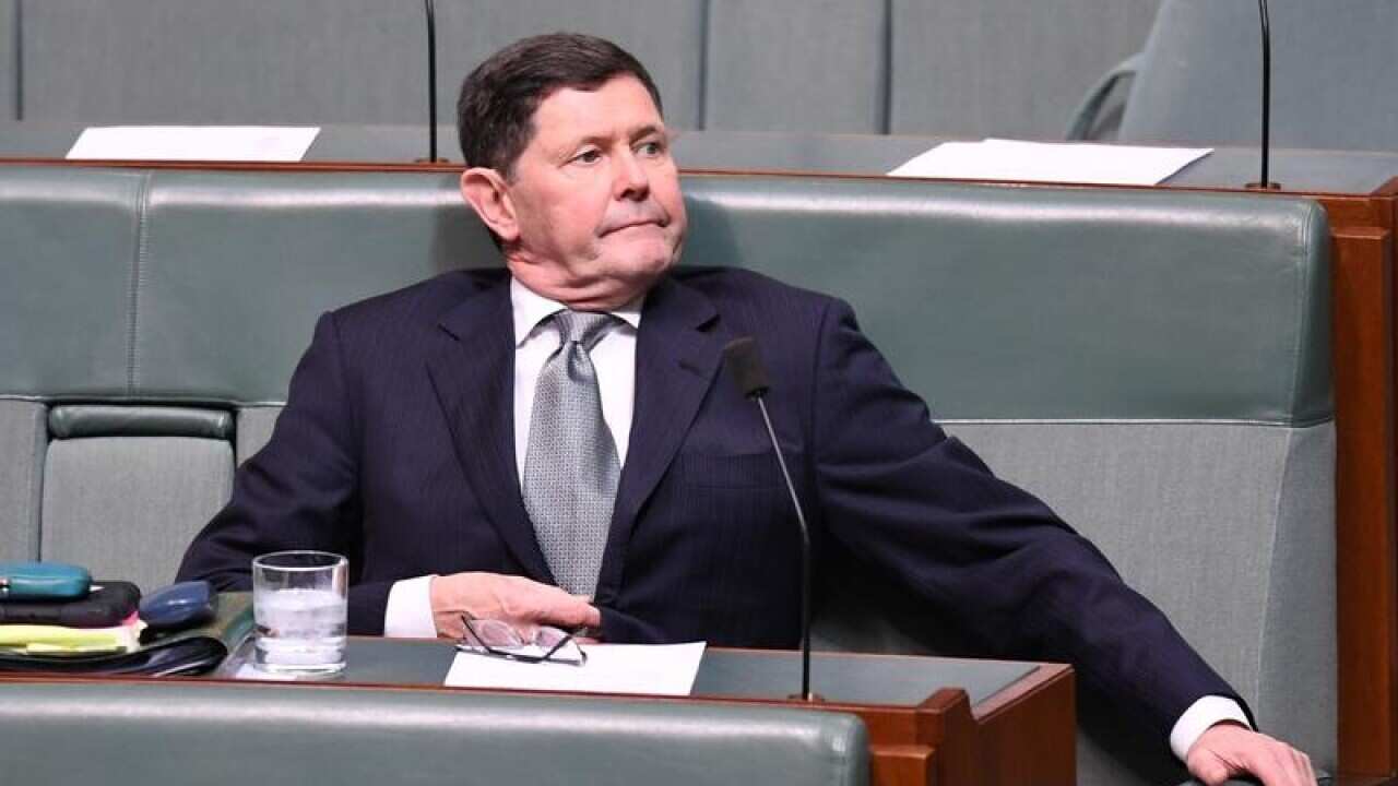 Liberal backbencher Kevin Andrews in parliament.