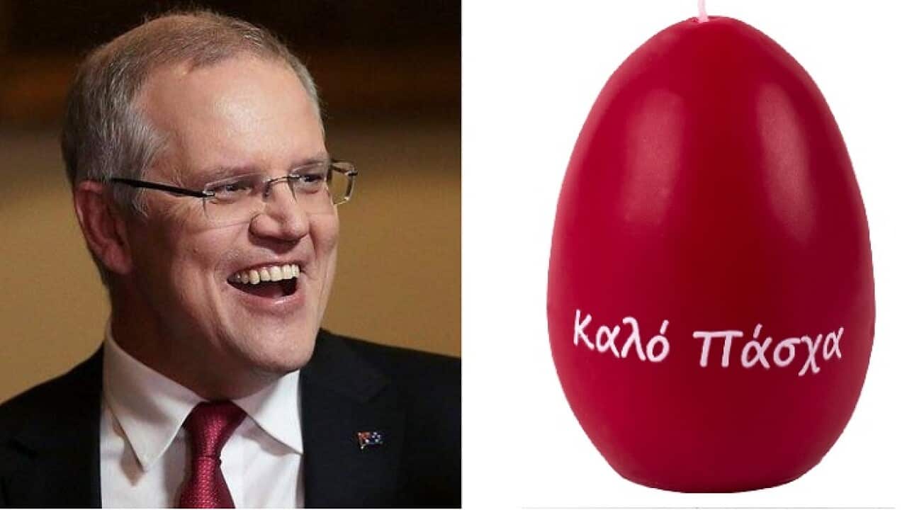 Australia's prime minister Scott Morrison "Easter Message".