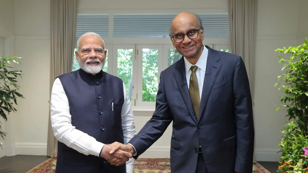Indian Prime Minister Narendra Modi visits Singapore