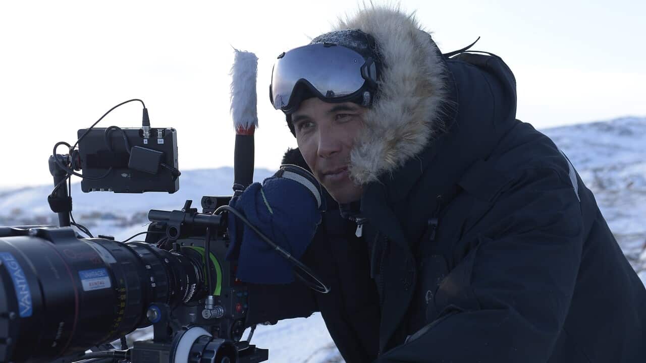 Kim Nguyen during the shooting of Two Lovers and a Bear