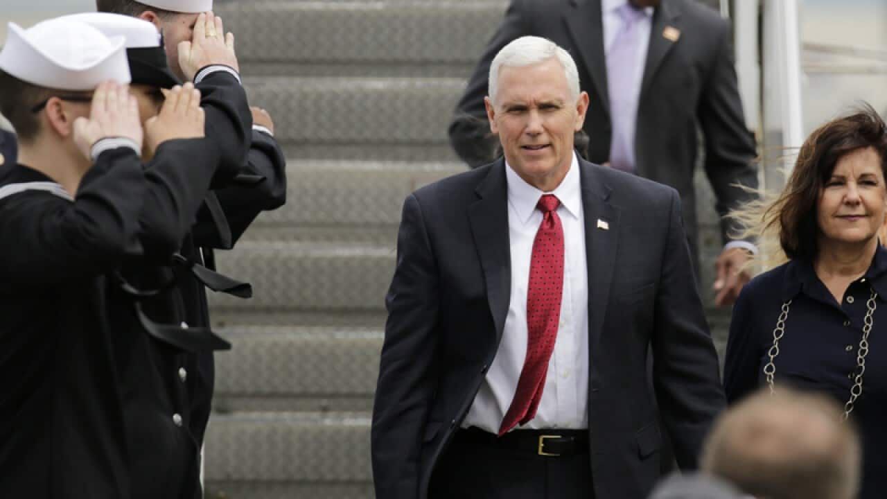 US Vice President Mike Pence