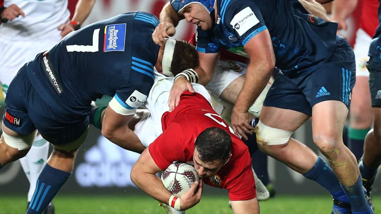 Blake Gibson (L) and James Parsons of the Blues