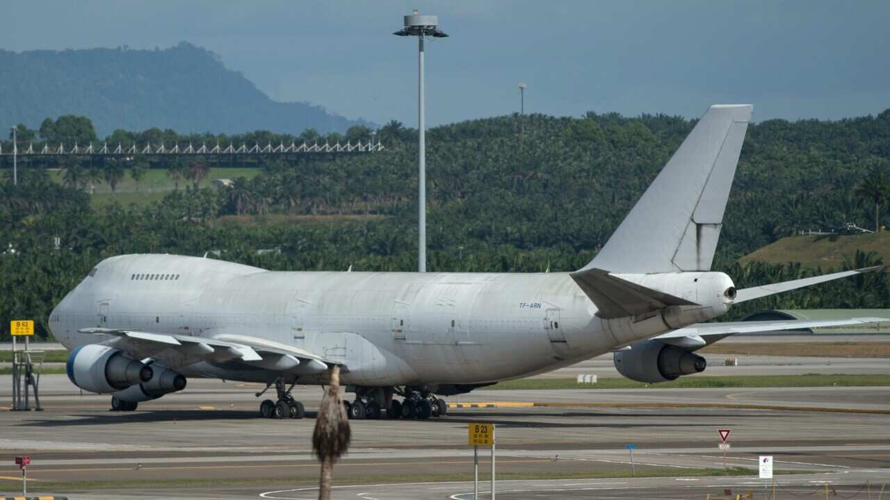 One of three Boeing 747 aircraft that have been abandoned at Kuala Lumpur International Airport.