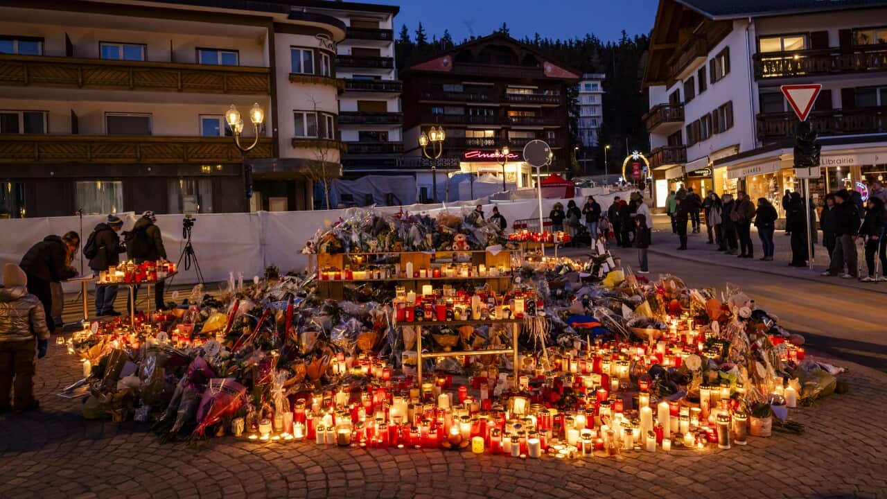 Mourners commemorate victims of New Year's Day fire at Swiss ski resort
