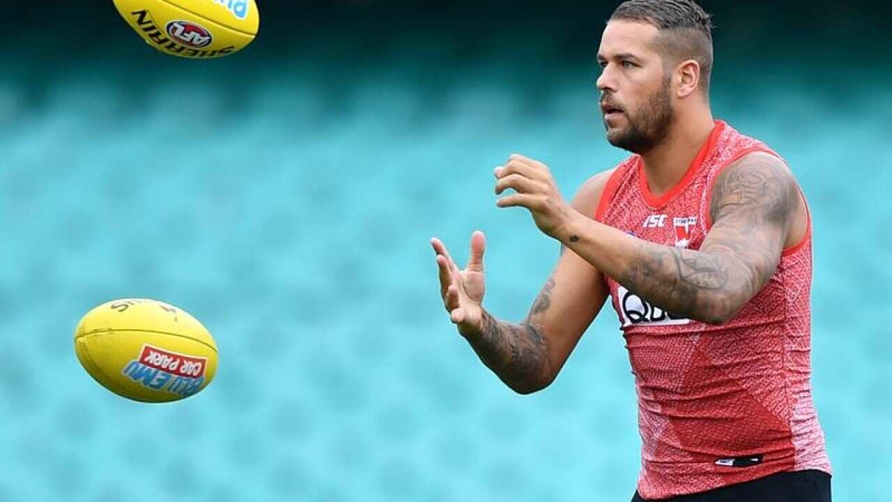 AFL SWANS TRAINING FRANKLIN