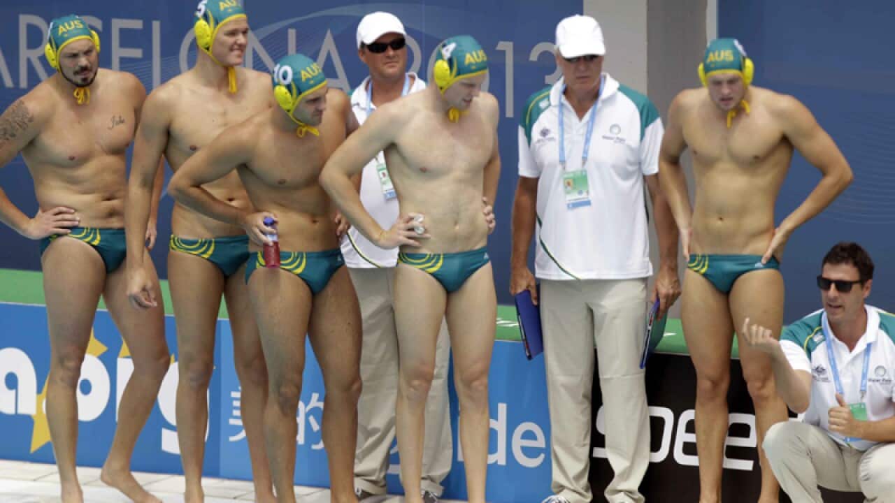 The Australian men's water polo team