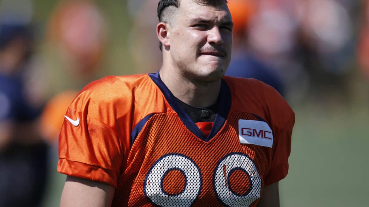 Denver Broncos rookie defensive tackle Adam Gotsis