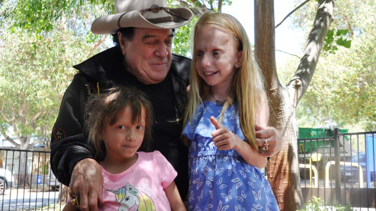 Lily Fretwell (7years), Molly Meldrum and Jessica Jackson